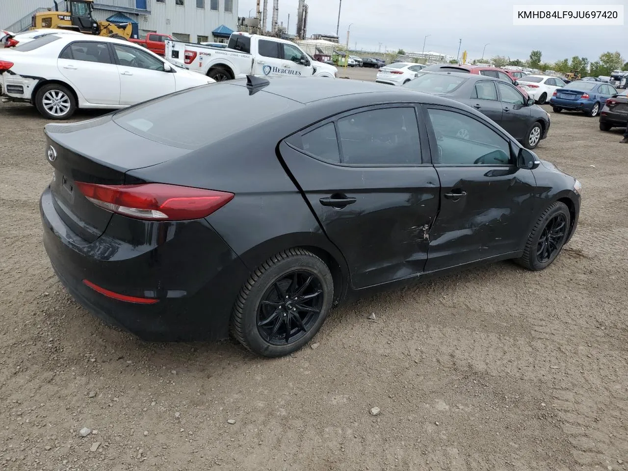 KMHD84LF9JU697420 2018 Hyundai Elantra Sel