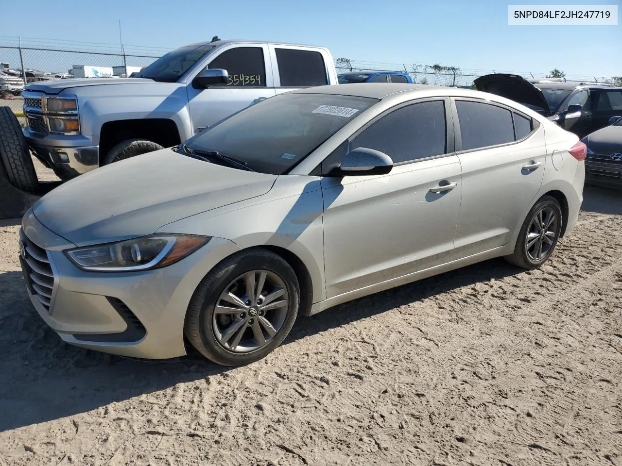 5NPD84LF2JH247719 2018 Hyundai Elantra Sel