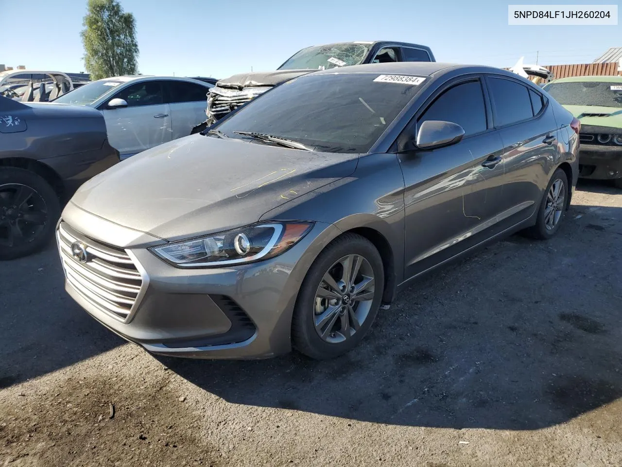 5NPD84LF1JH260204 2018 Hyundai Elantra Sel