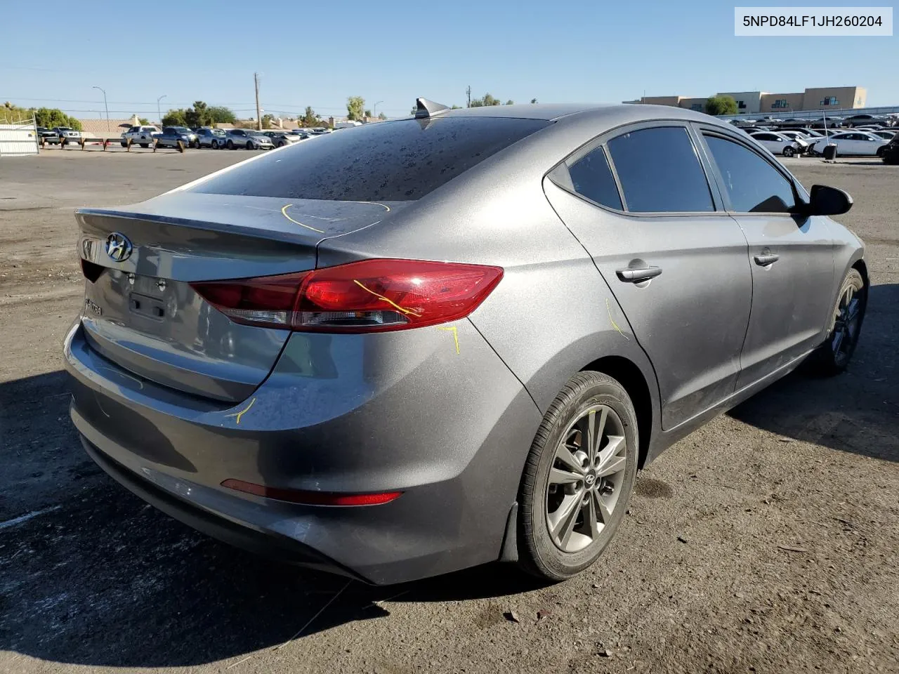 5NPD84LF1JH260204 2018 Hyundai Elantra Sel