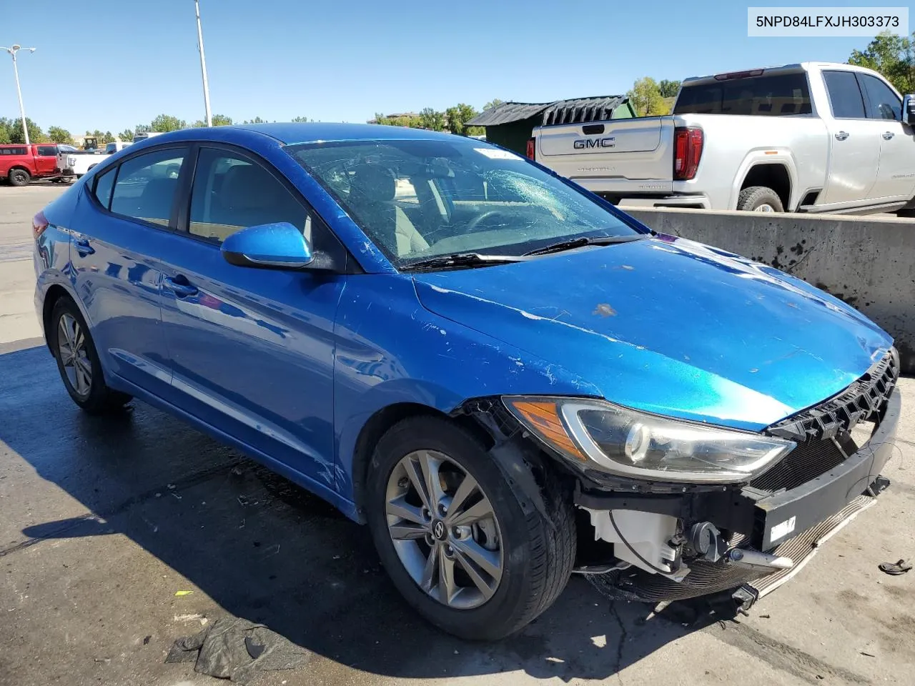 5NPD84LFXJH303373 2018 Hyundai Elantra Sel