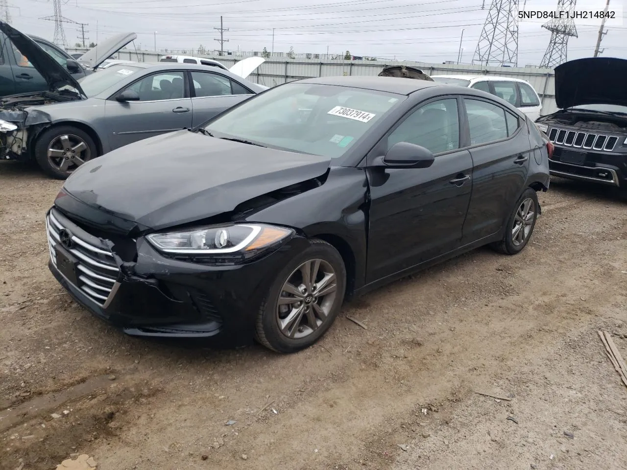 5NPD84LF1JH214842 2018 Hyundai Elantra Sel