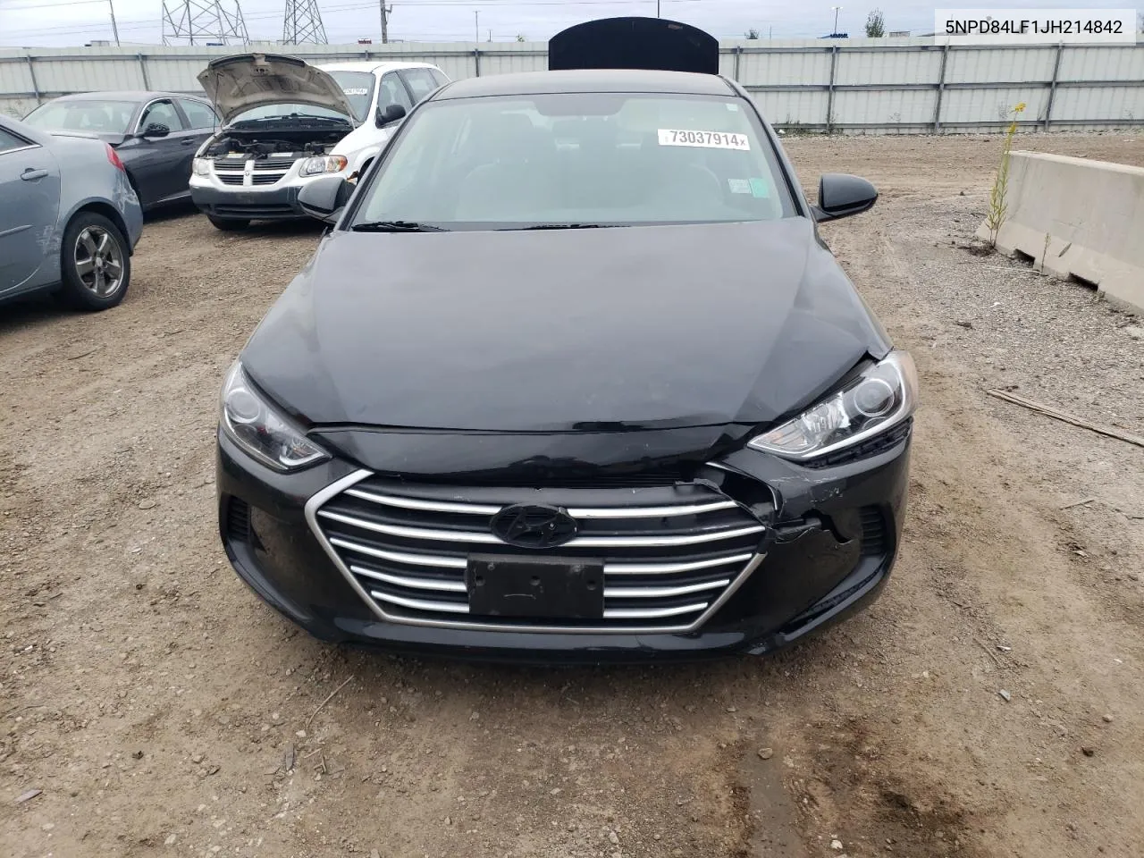 2018 Hyundai Elantra Sel VIN: 5NPD84LF1JH214842 Lot: 73037914