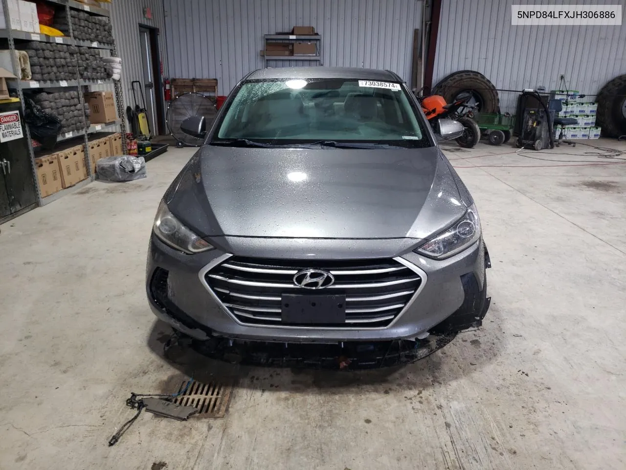 2018 Hyundai Elantra Sel VIN: 5NPD84LFXJH306886 Lot: 73038574