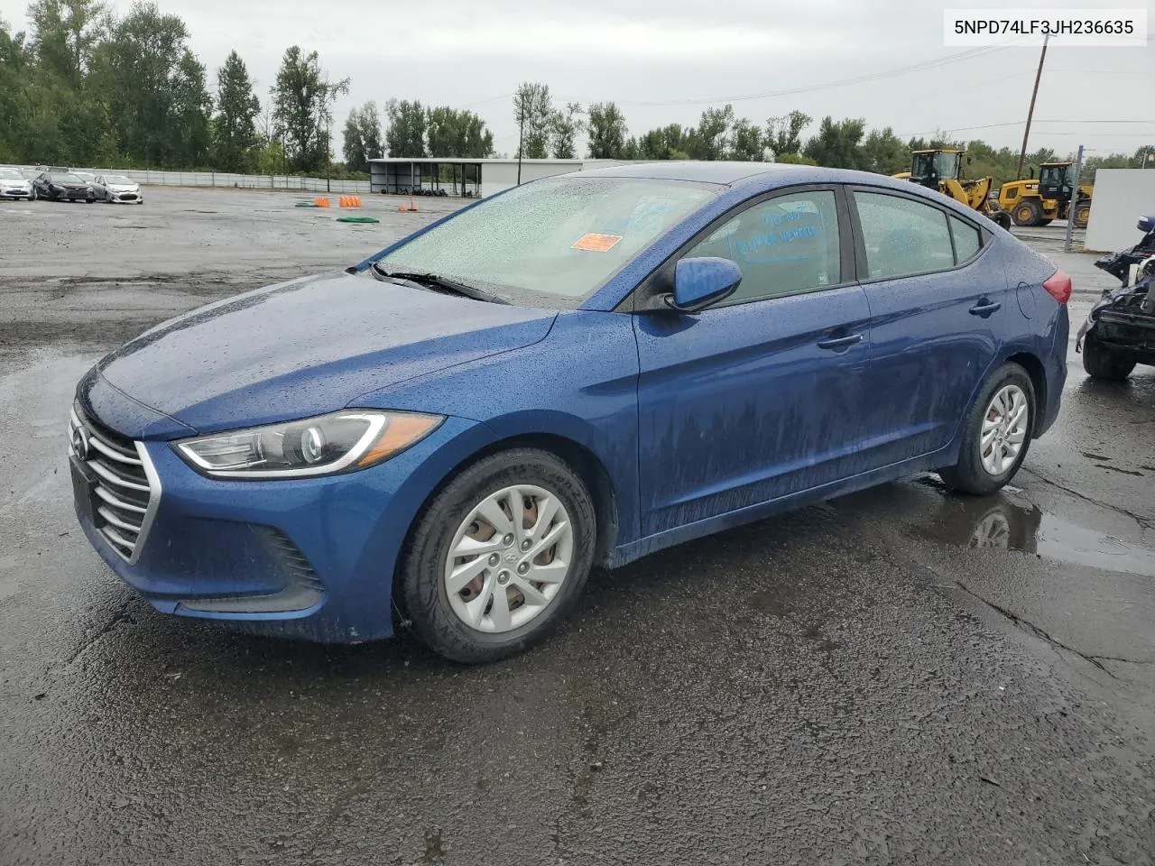 2018 Hyundai Elantra Se VIN: 5NPD74LF3JH236635 Lot: 73062634