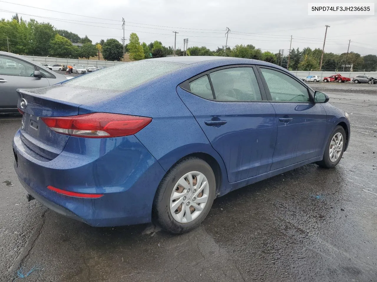 2018 Hyundai Elantra Se VIN: 5NPD74LF3JH236635 Lot: 73062634