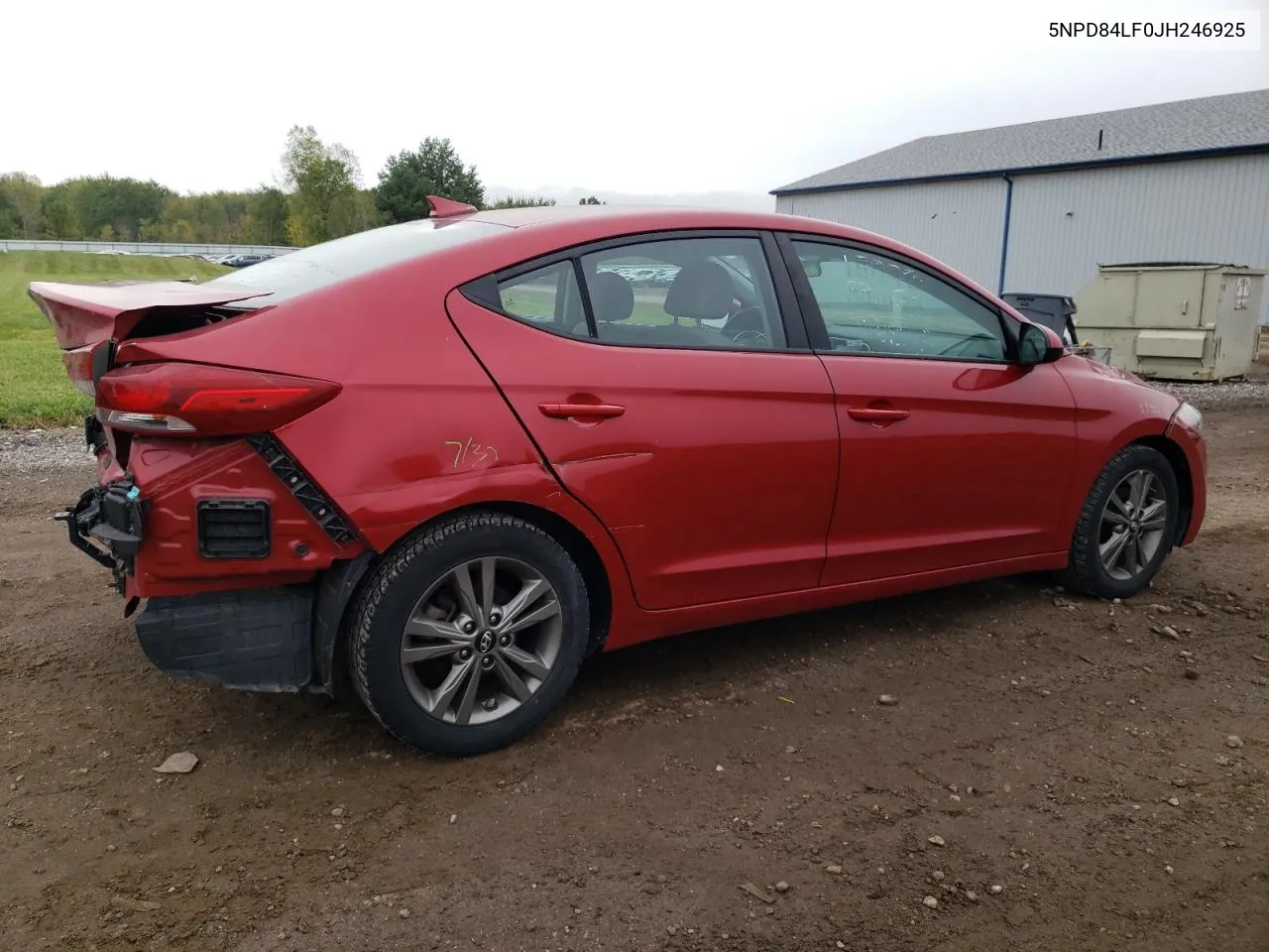 5NPD84LF0JH246925 2018 Hyundai Elantra Sel