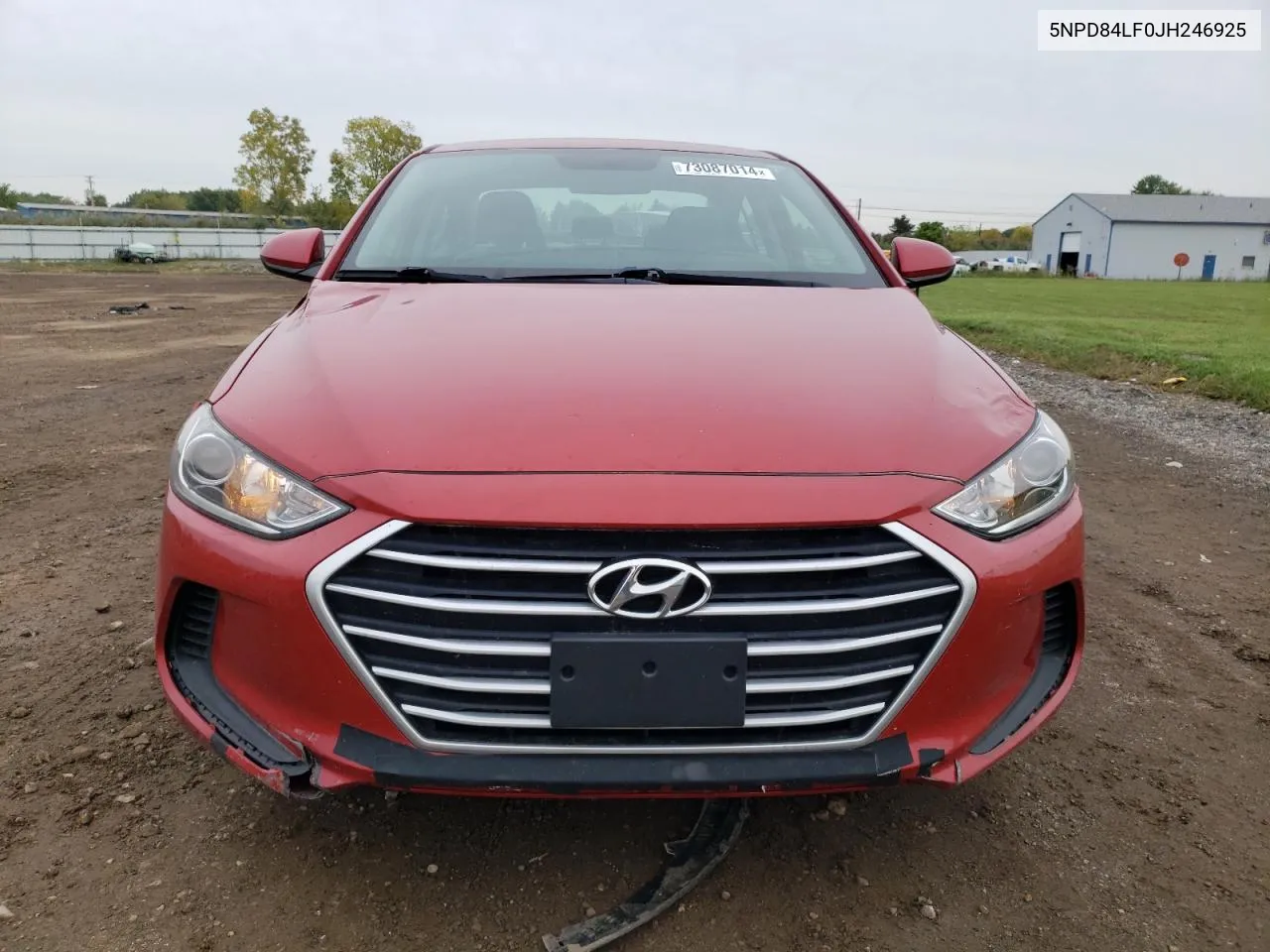 5NPD84LF0JH246925 2018 Hyundai Elantra Sel