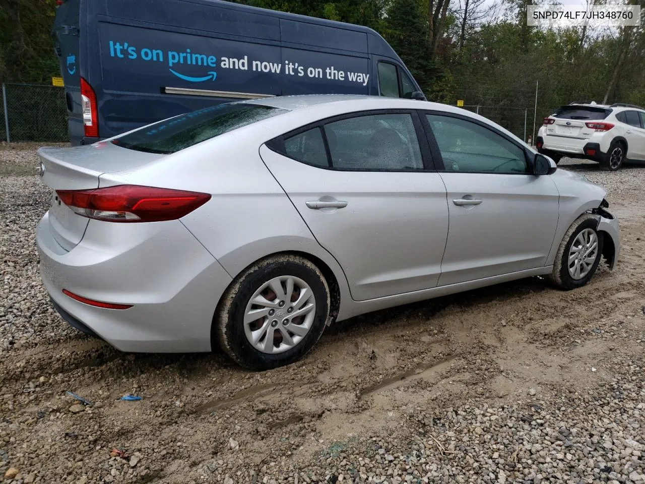 2018 Hyundai Elantra Se VIN: 5NPD74LF7JH348760 Lot: 73116574