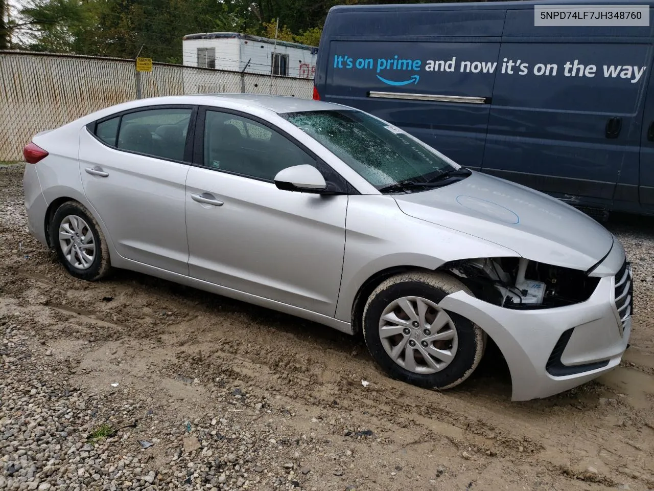 2018 Hyundai Elantra Se VIN: 5NPD74LF7JH348760 Lot: 73116574