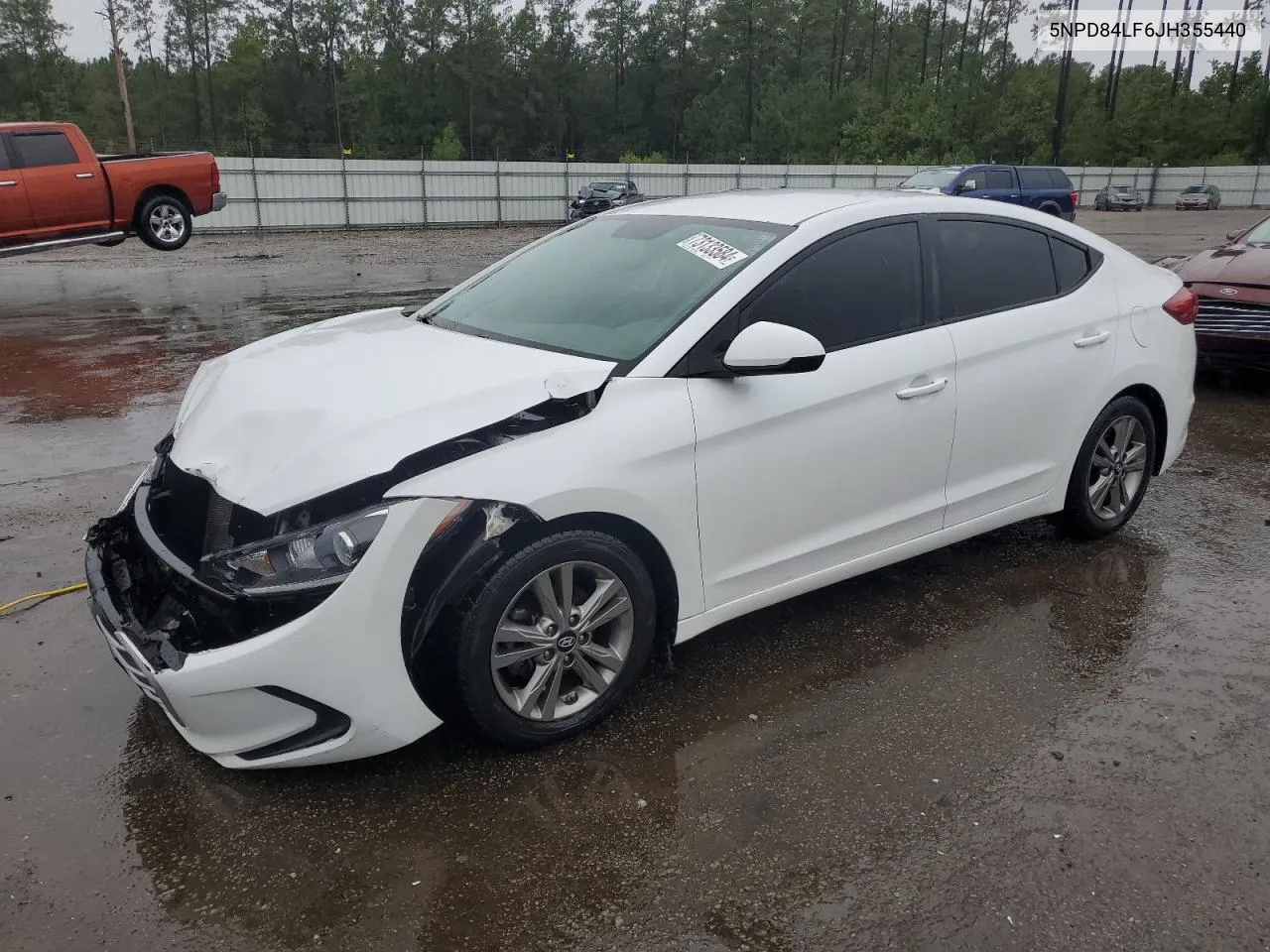 2018 Hyundai Elantra Sel VIN: 5NPD84LF6JH355440 Lot: 73133584