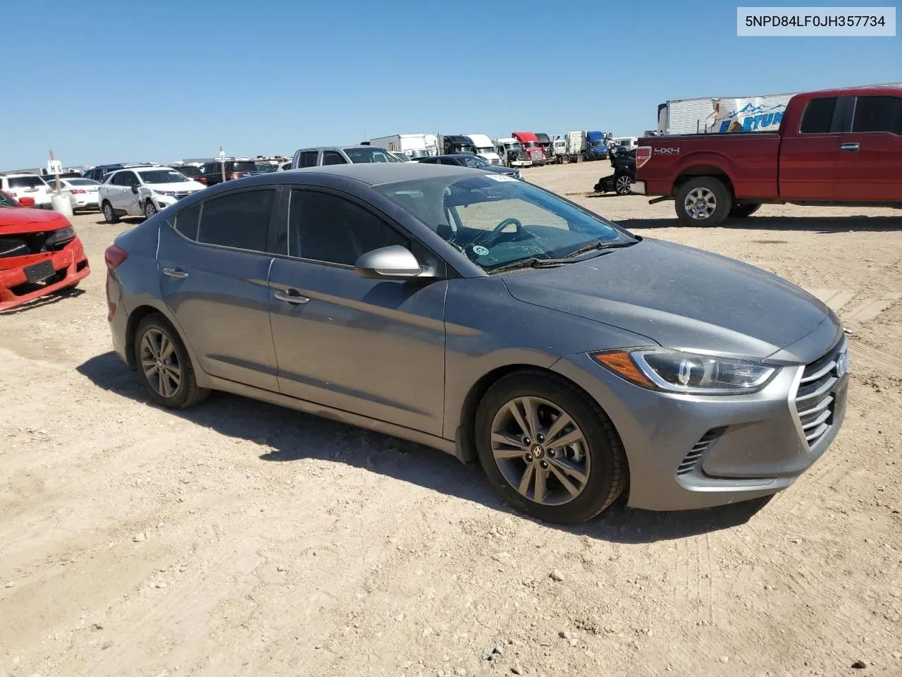 5NPD84LF0JH357734 2018 Hyundai Elantra Sel