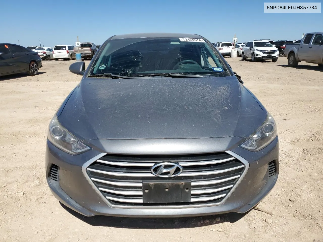 5NPD84LF0JH357734 2018 Hyundai Elantra Sel