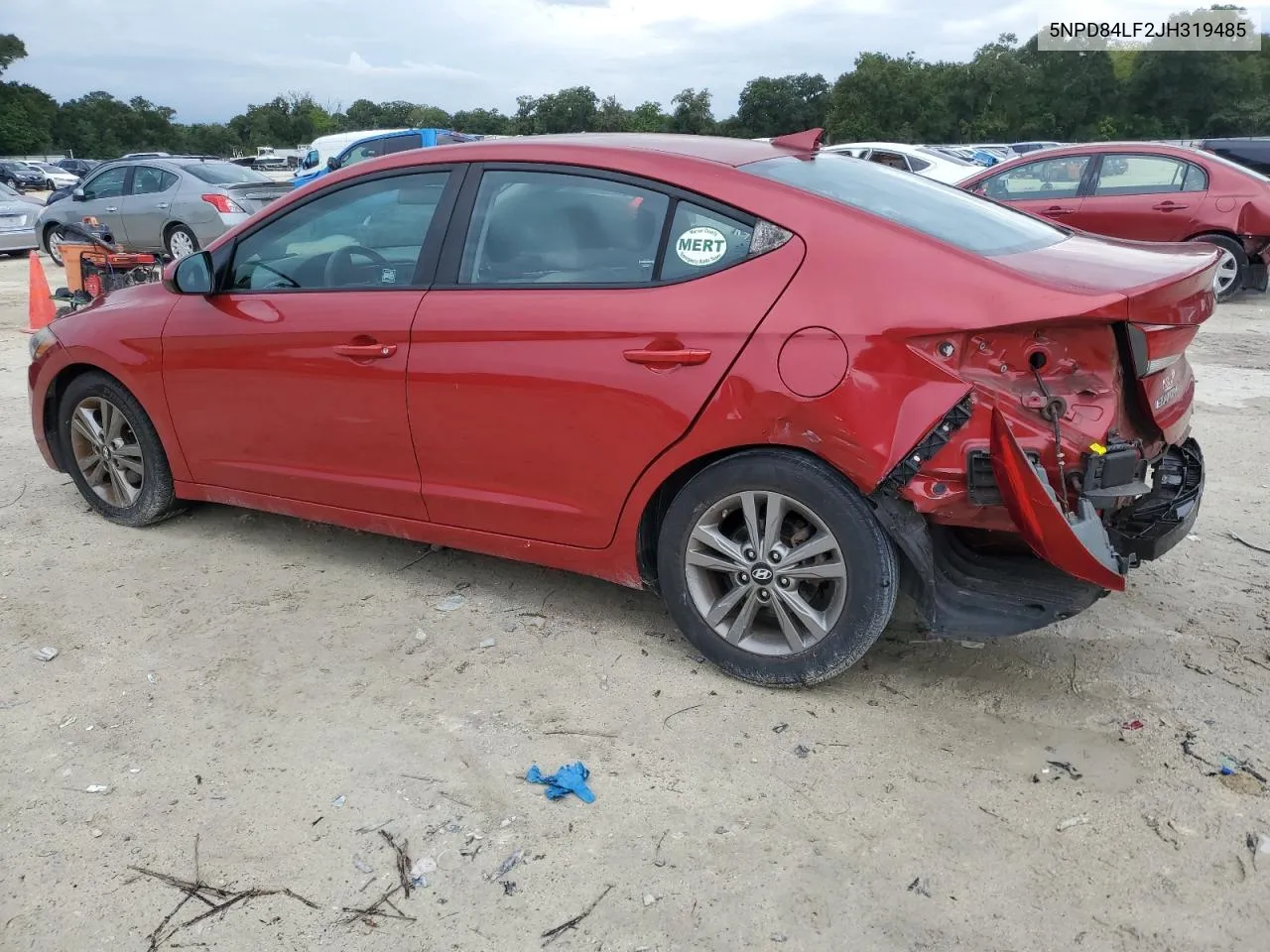 5NPD84LF2JH319485 2018 Hyundai Elantra Sel