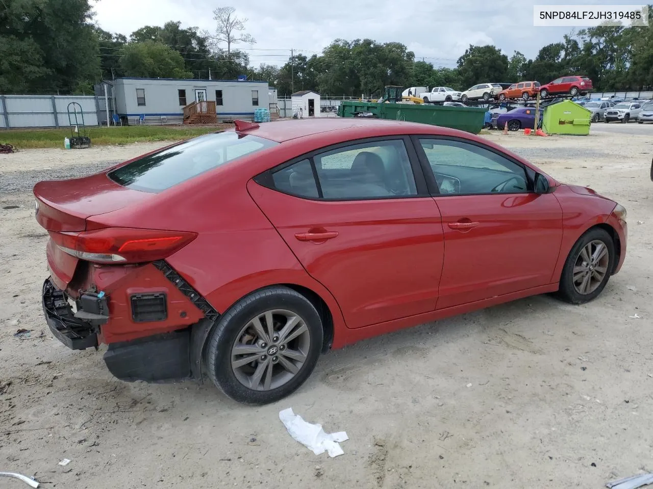 5NPD84LF2JH319485 2018 Hyundai Elantra Sel