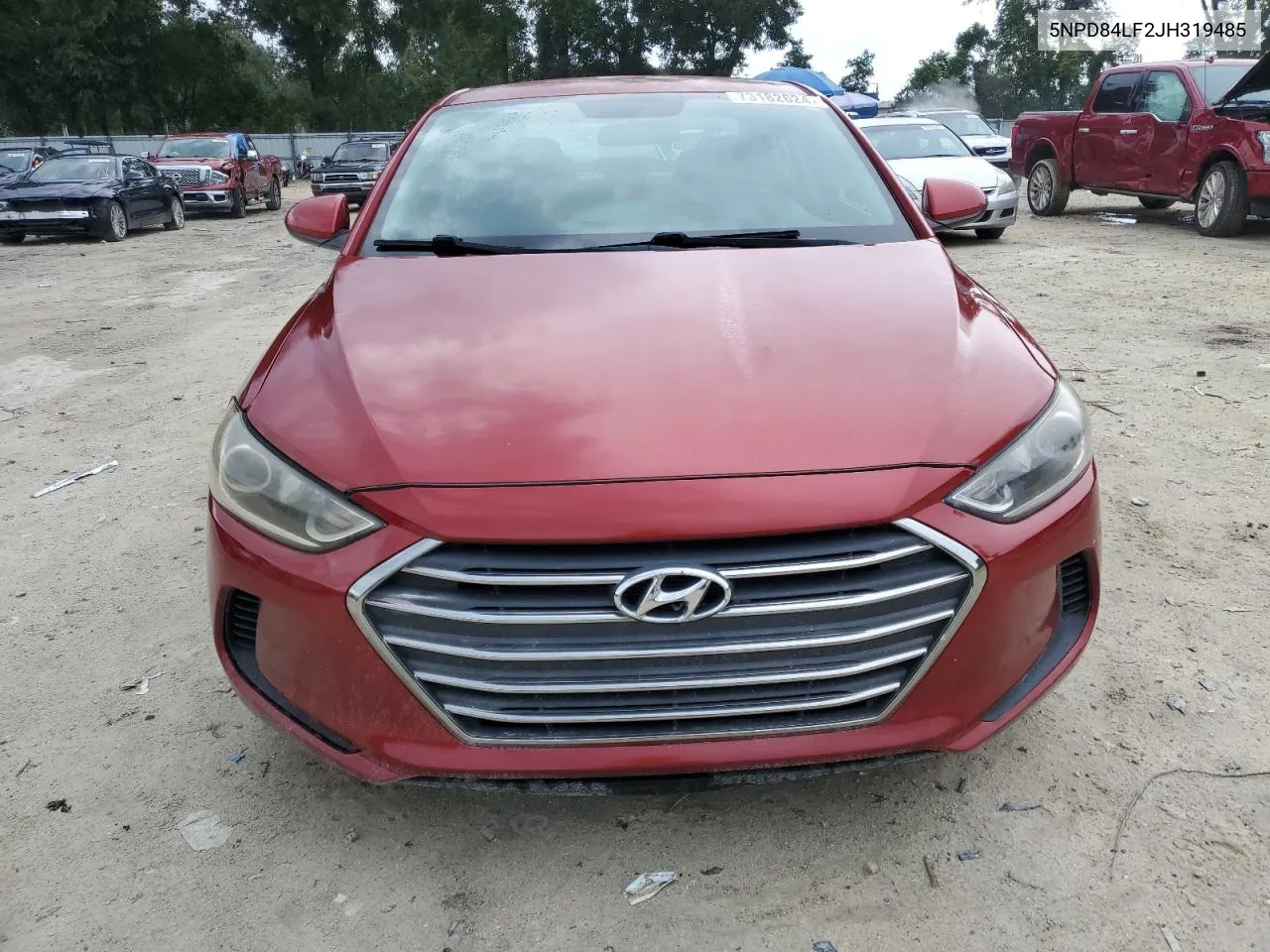 2018 Hyundai Elantra Sel VIN: 5NPD84LF2JH319485 Lot: 73182624