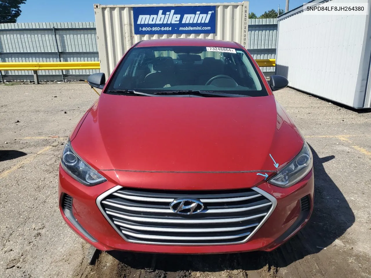 5NPD84LF8JH264380 2018 Hyundai Elantra Sel