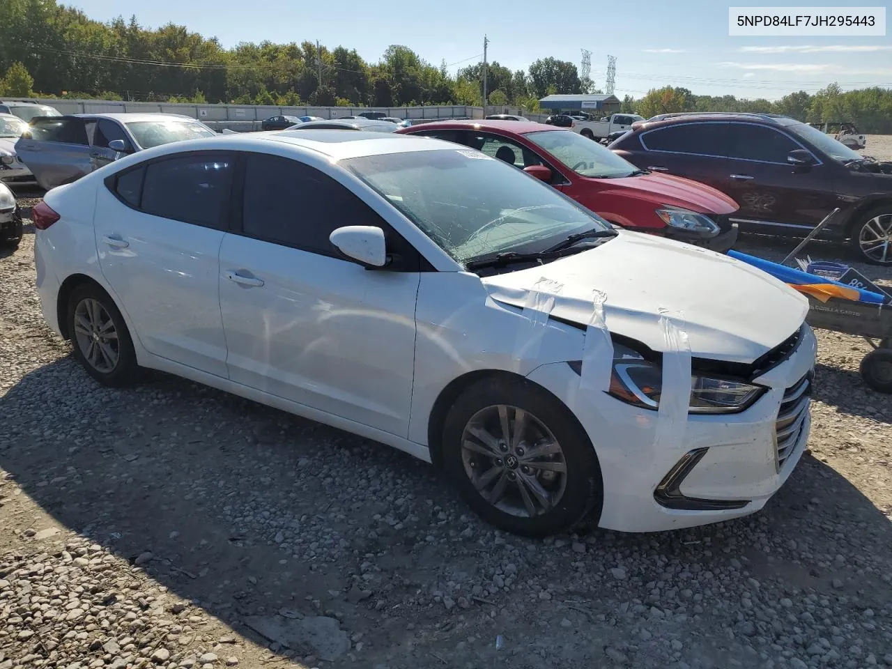 5NPD84LF7JH295443 2018 Hyundai Elantra Sel