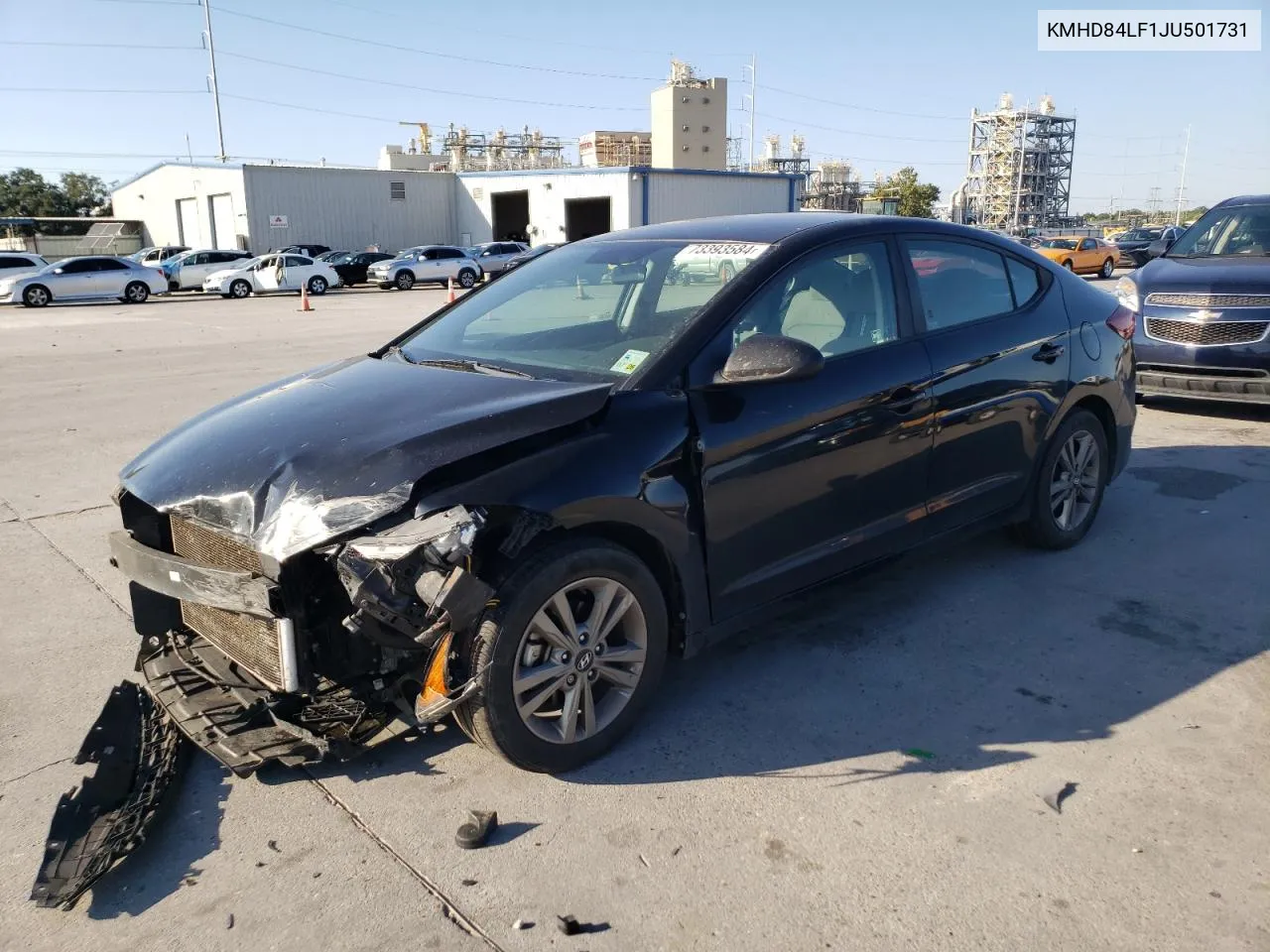 2018 Hyundai Elantra Sel VIN: KMHD84LF1JU501731 Lot: 73393584