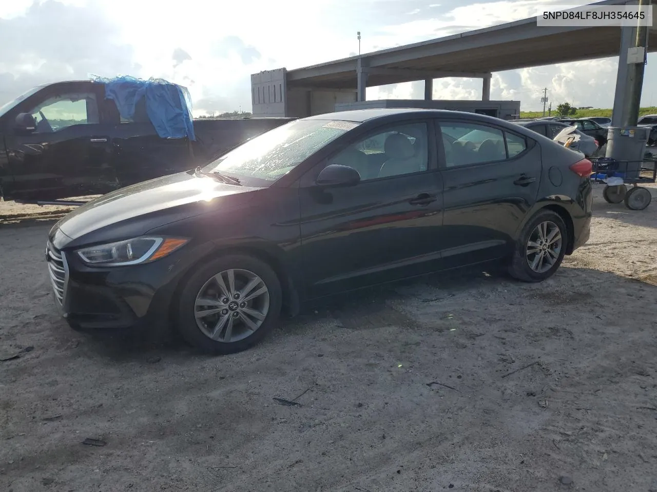 5NPD84LF8JH354645 2018 Hyundai Elantra Sel