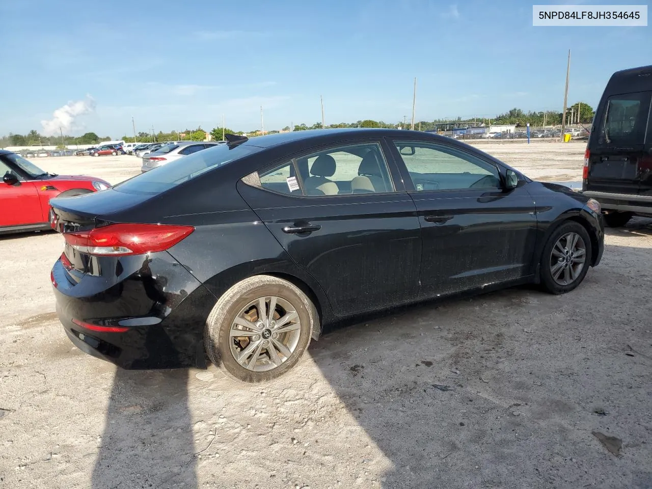 5NPD84LF8JH354645 2018 Hyundai Elantra Sel