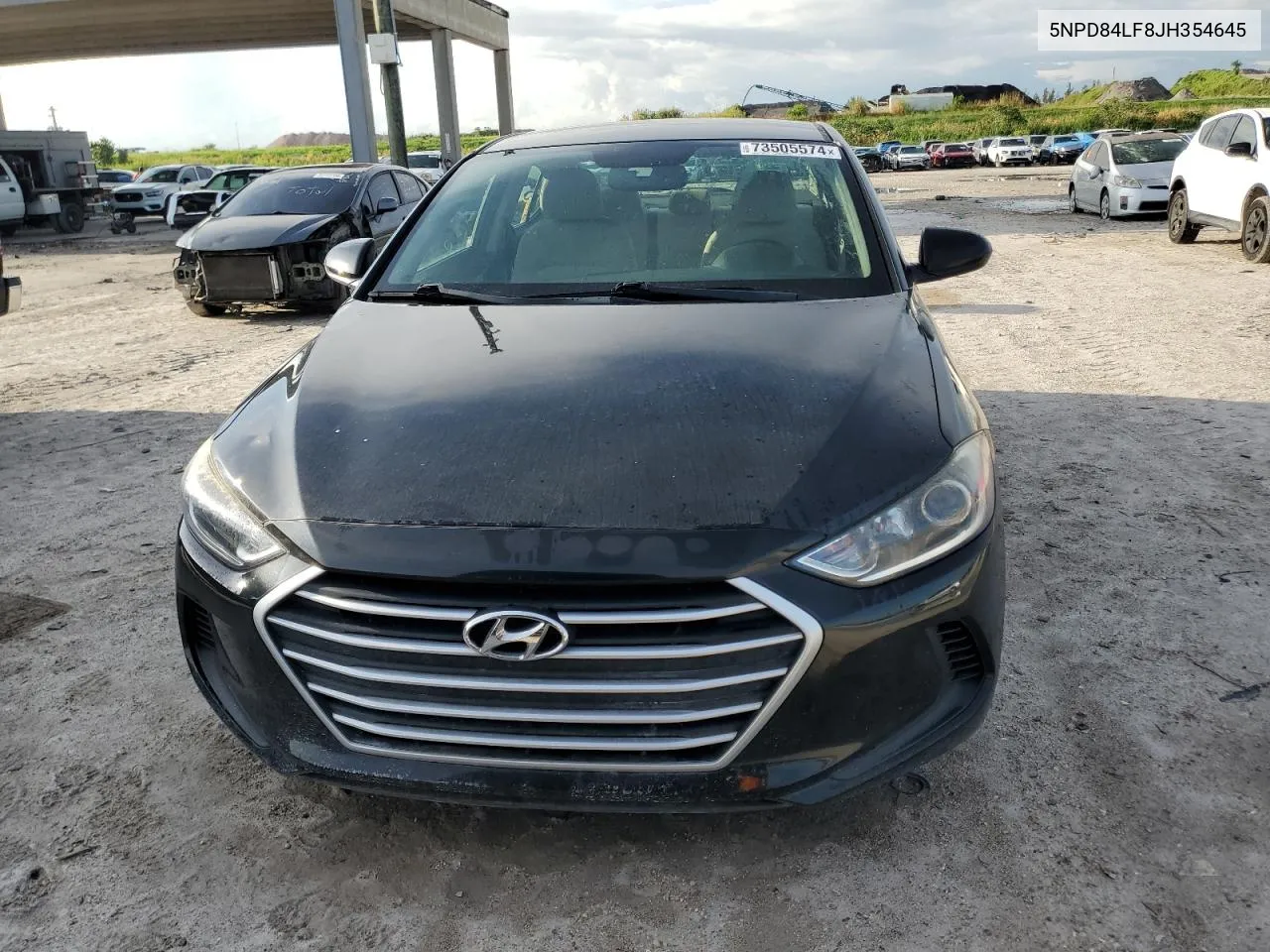 5NPD84LF8JH354645 2018 Hyundai Elantra Sel