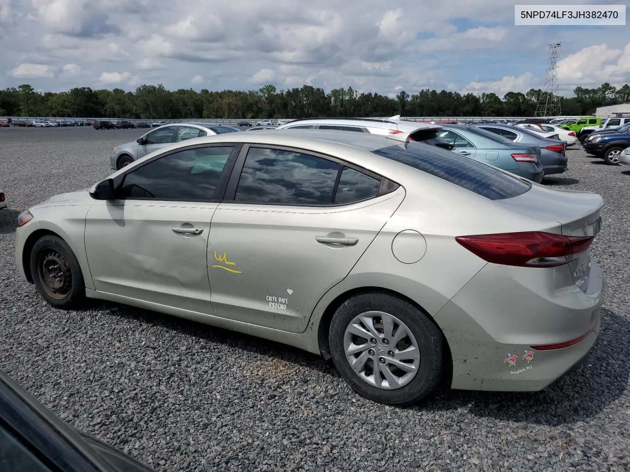 2018 Hyundai Elantra Se VIN: 5NPD74LF3JH382470 Lot: 73580454