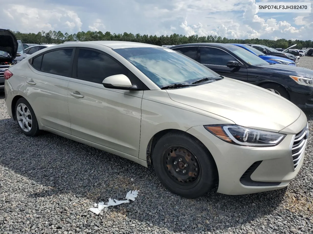 5NPD74LF3JH382470 2018 Hyundai Elantra Se