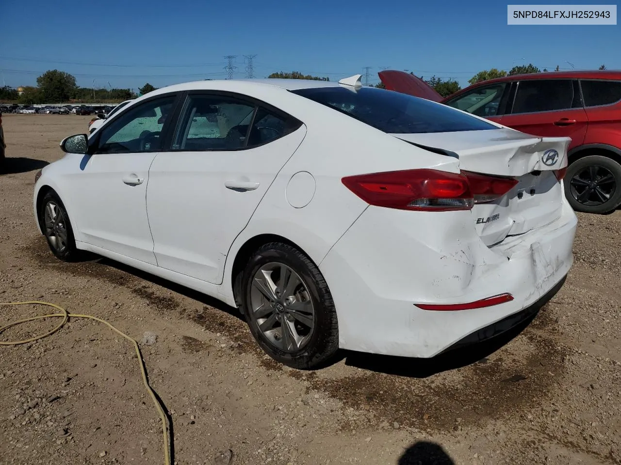 5NPD84LFXJH252943 2018 Hyundai Elantra Sel