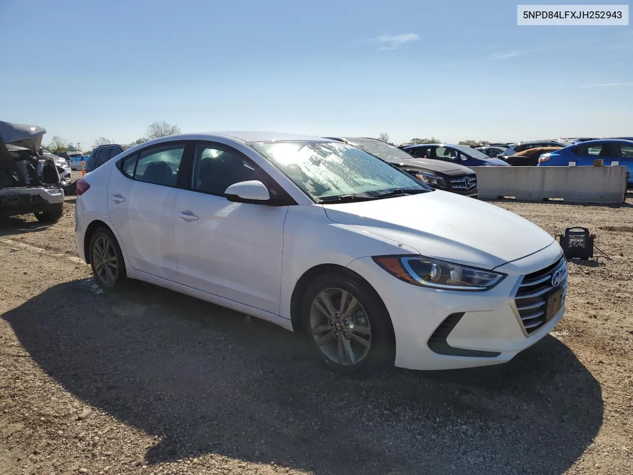 5NPD84LFXJH252943 2018 Hyundai Elantra Sel