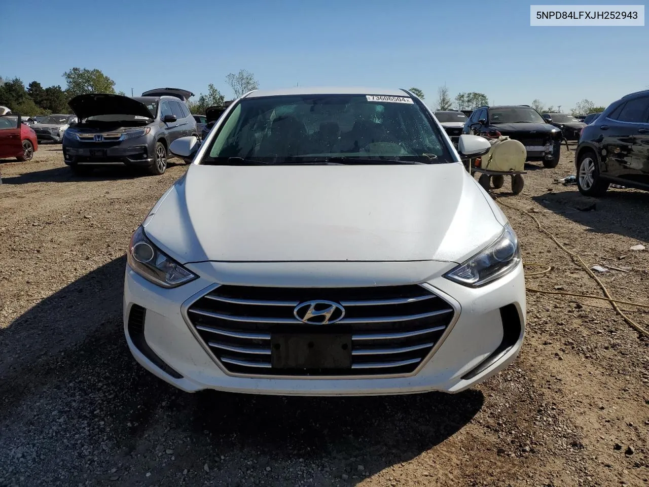 5NPD84LFXJH252943 2018 Hyundai Elantra Sel