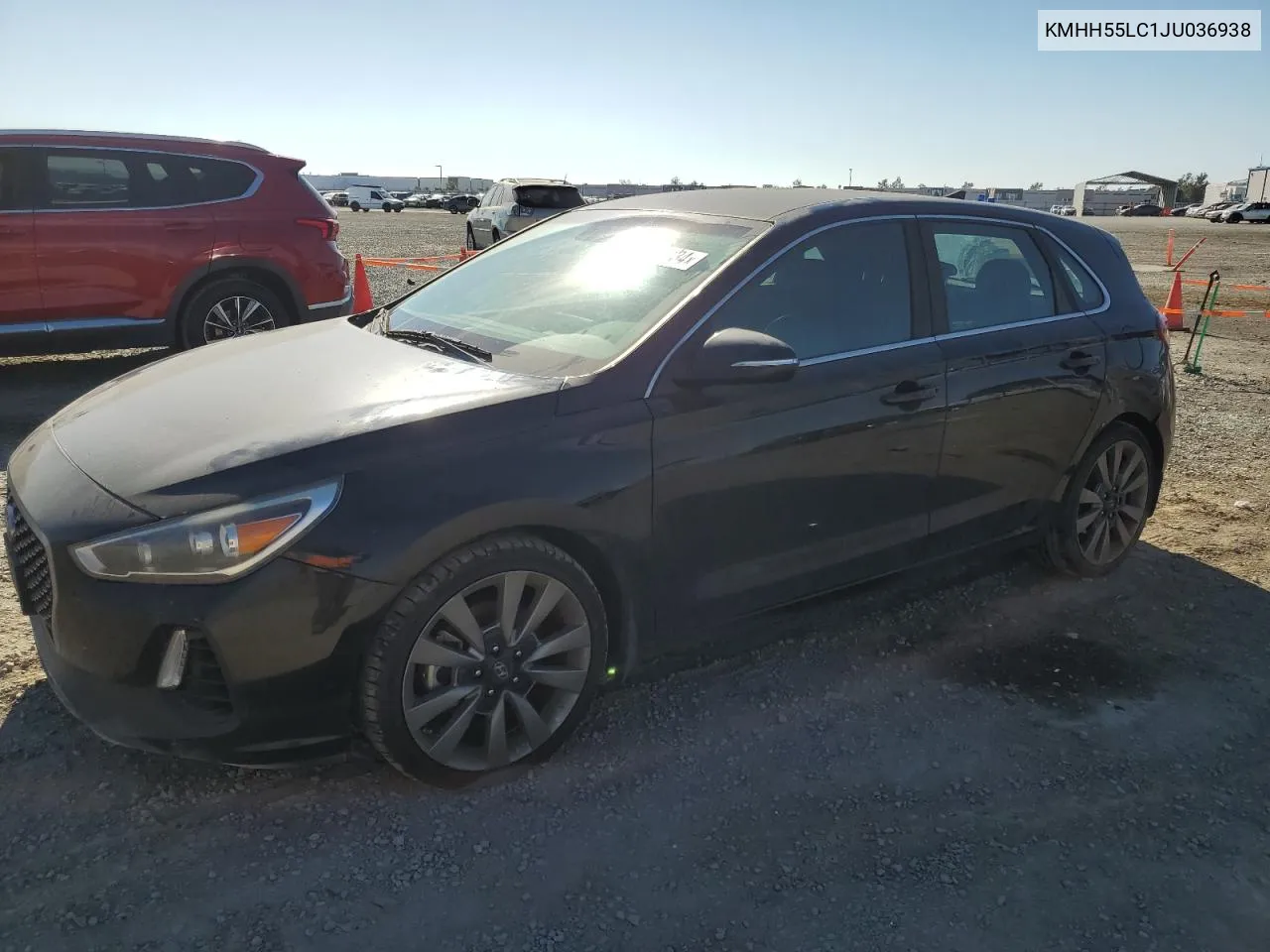 KMHH55LC1JU036938 2018 Hyundai Elantra Gt Sport