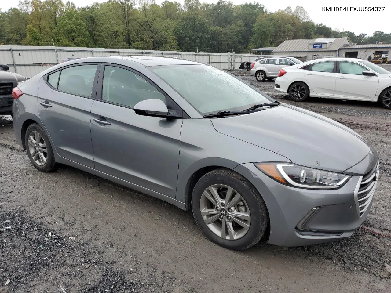 KMHD84LFXJU554377 2018 Hyundai Elantra Sel