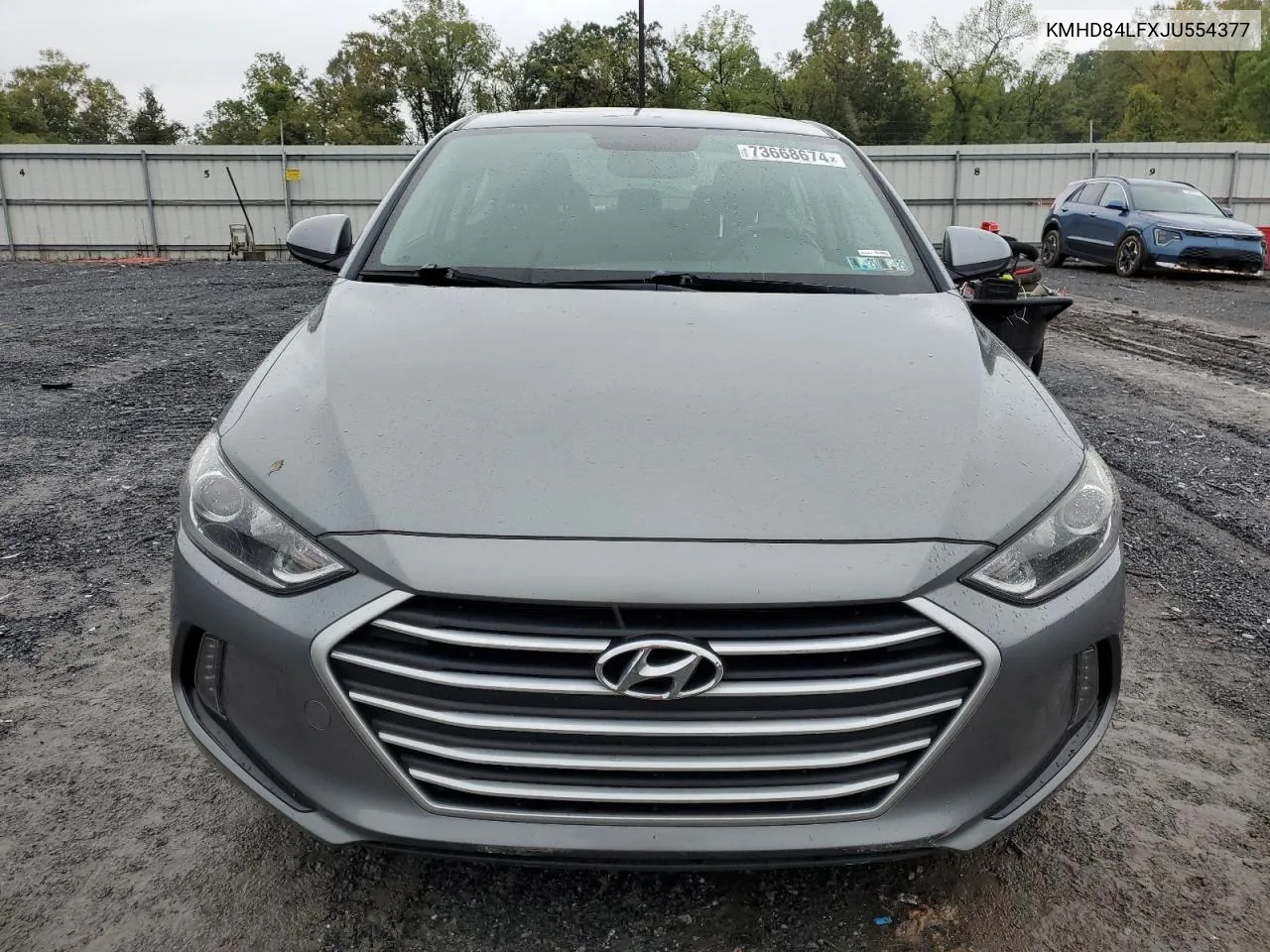 KMHD84LFXJU554377 2018 Hyundai Elantra Sel