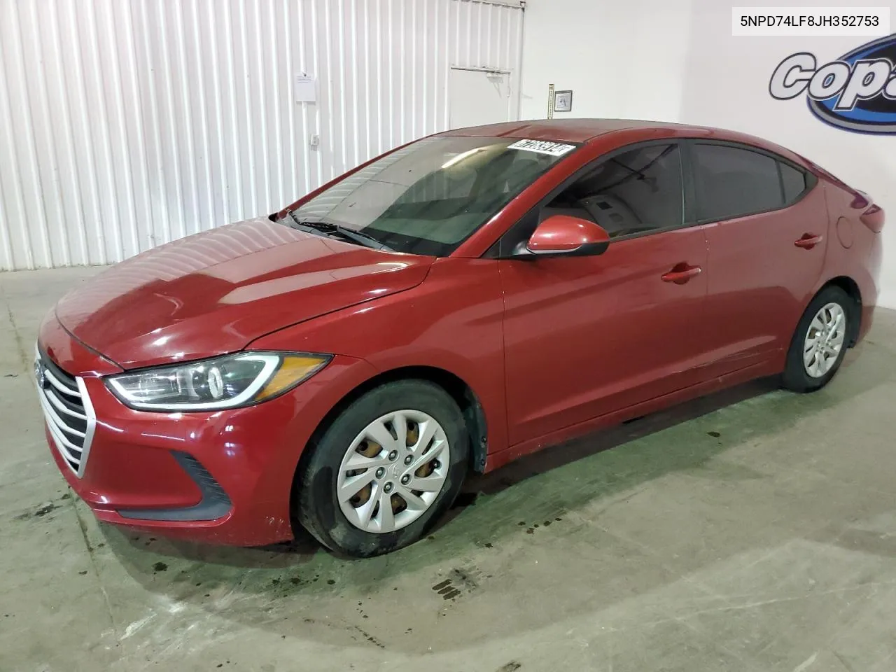 5NPD74LF8JH352753 2018 Hyundai Elantra Se