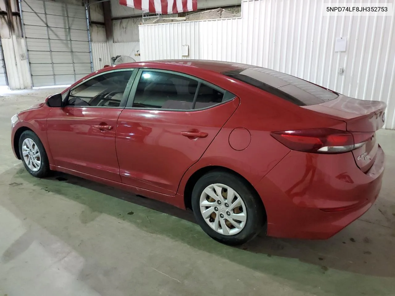 5NPD74LF8JH352753 2018 Hyundai Elantra Se