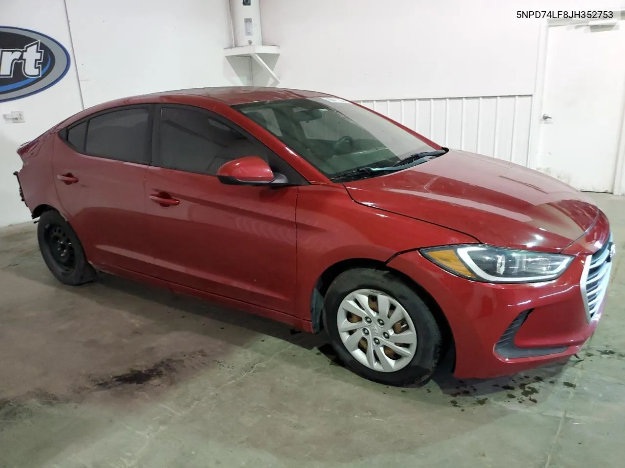 5NPD74LF8JH352753 2018 Hyundai Elantra Se