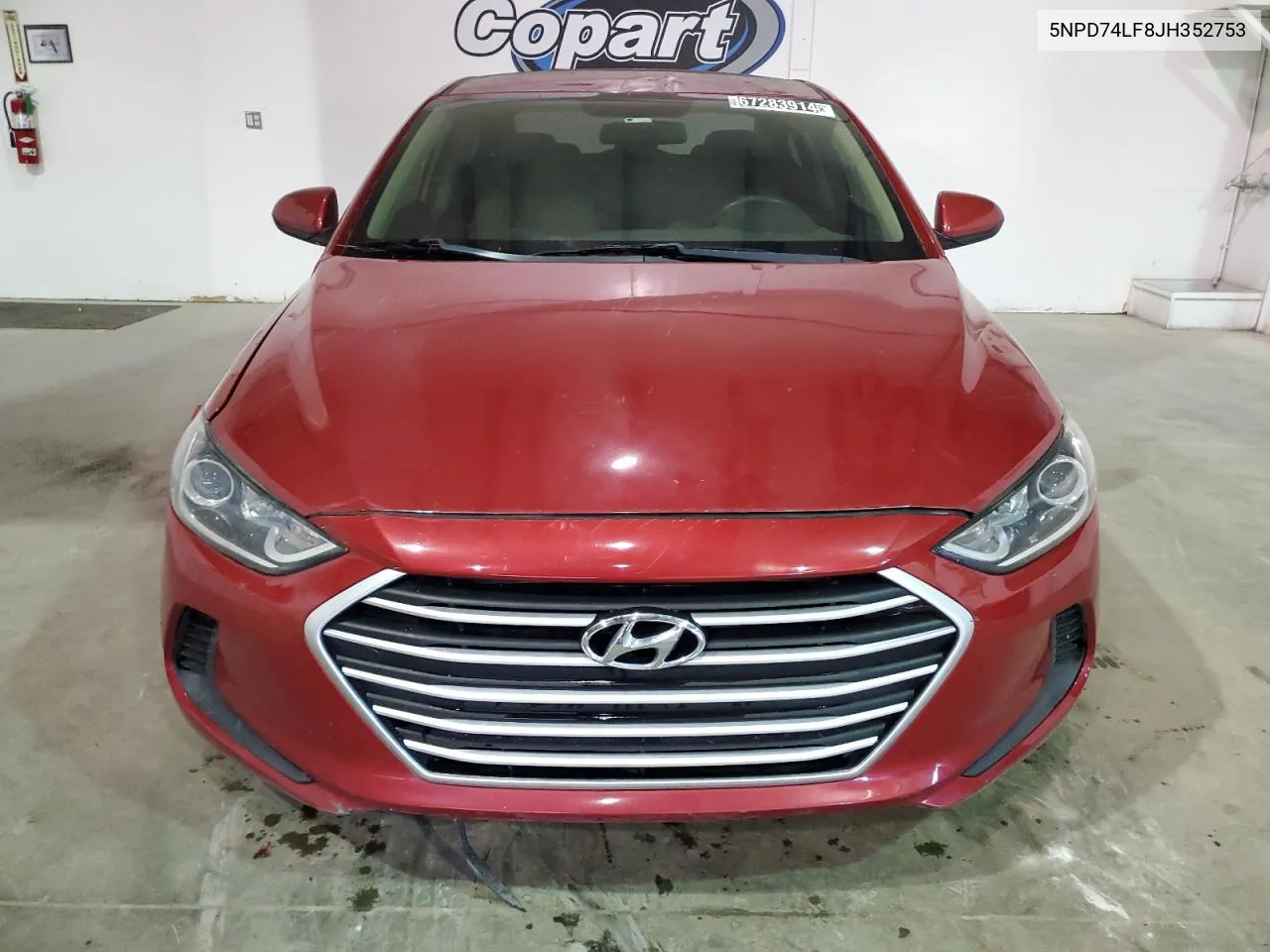 2018 Hyundai Elantra Se VIN: 5NPD74LF8JH352753 Lot: 73680244