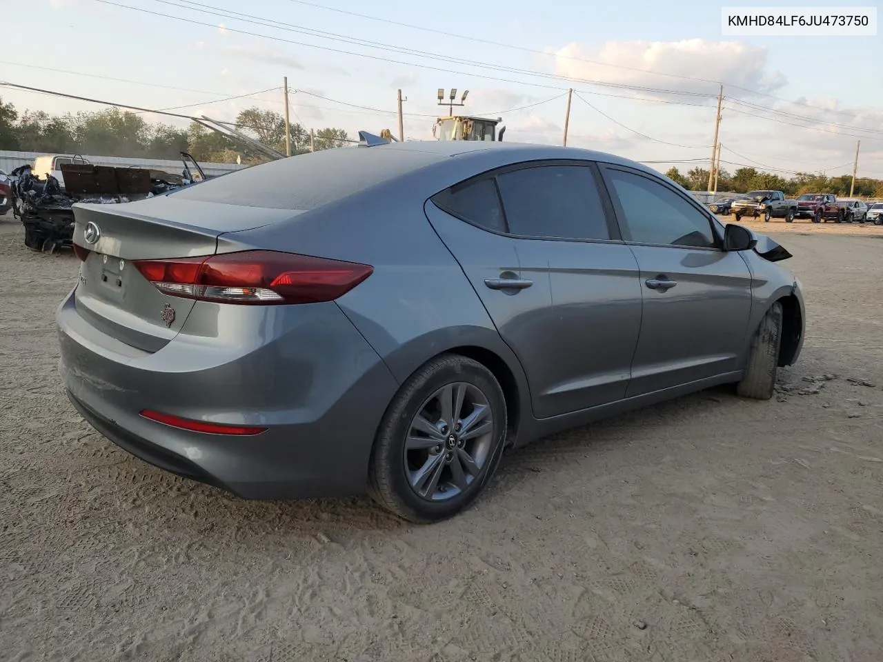 2018 Hyundai Elantra Sel VIN: KMHD84LF6JU473750 Lot: 73768334