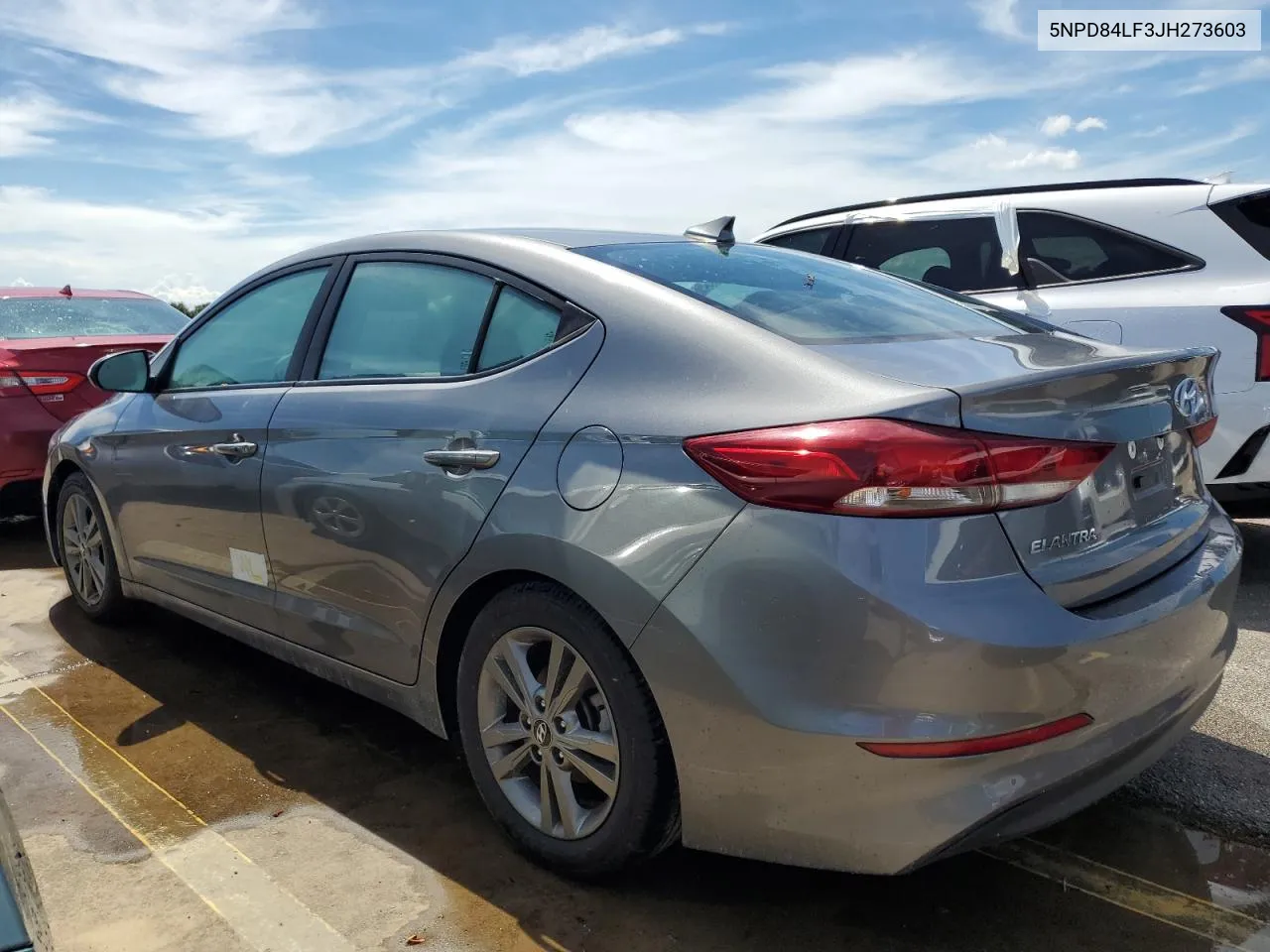 5NPD84LF3JH273603 2018 Hyundai Elantra Sel