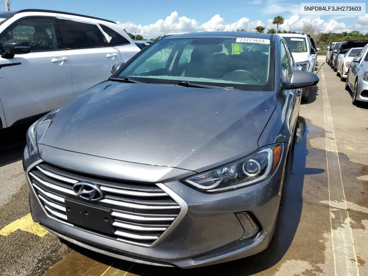 2018 Hyundai Elantra Sel VIN: 5NPD84LF3JH273603 Lot: 73771624