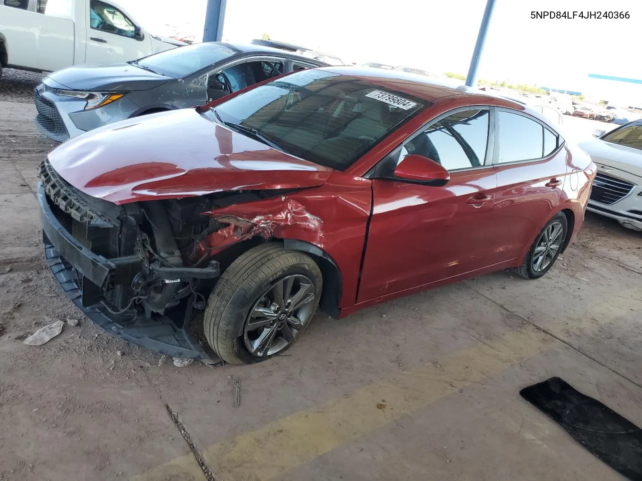 5NPD84LF4JH240366 2018 Hyundai Elantra Sel