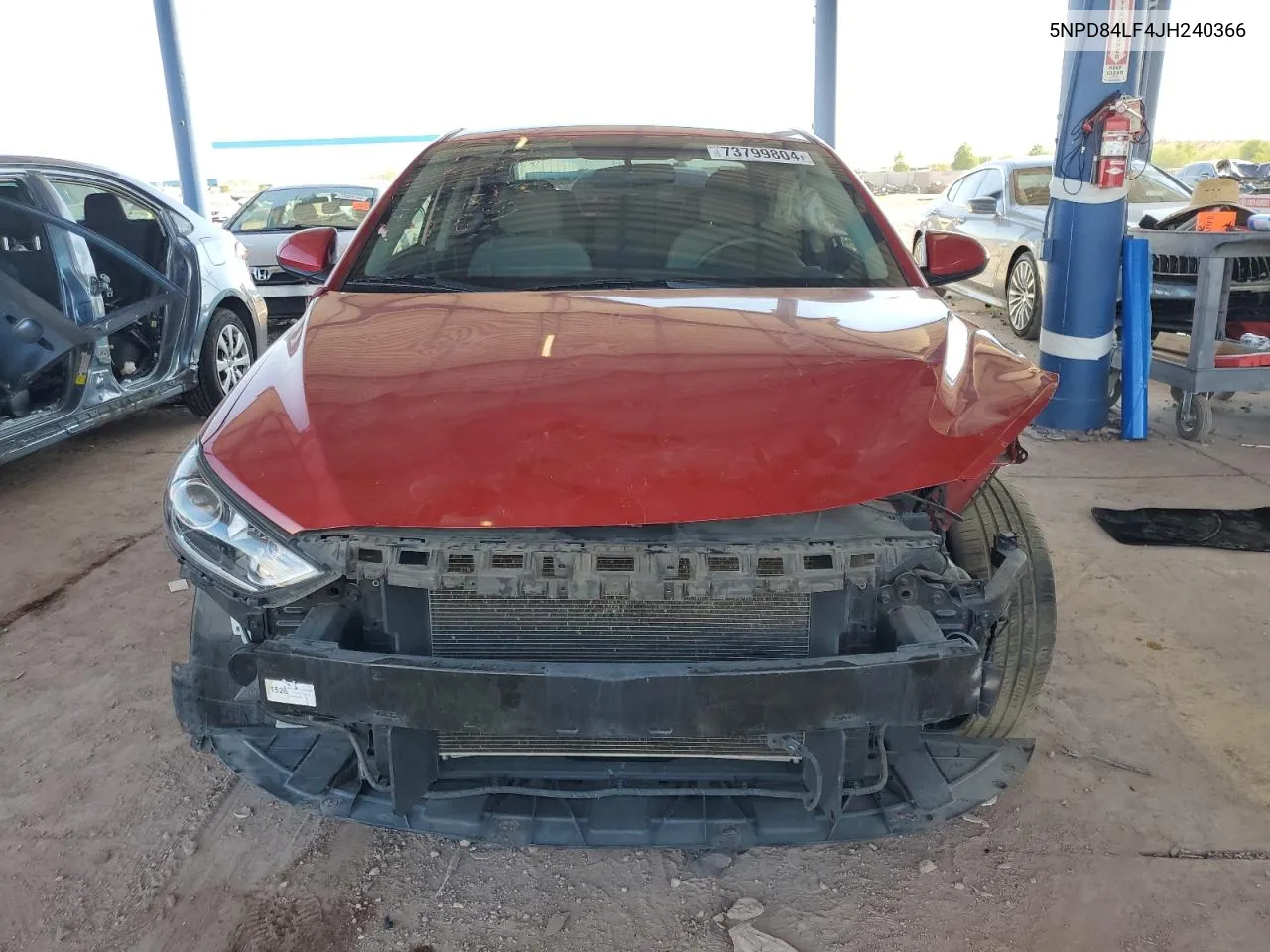 5NPD84LF4JH240366 2018 Hyundai Elantra Sel