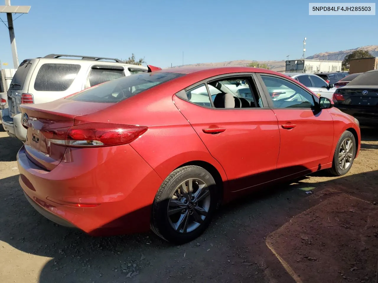 5NPD84LF4JH285503 2018 Hyundai Elantra Sel