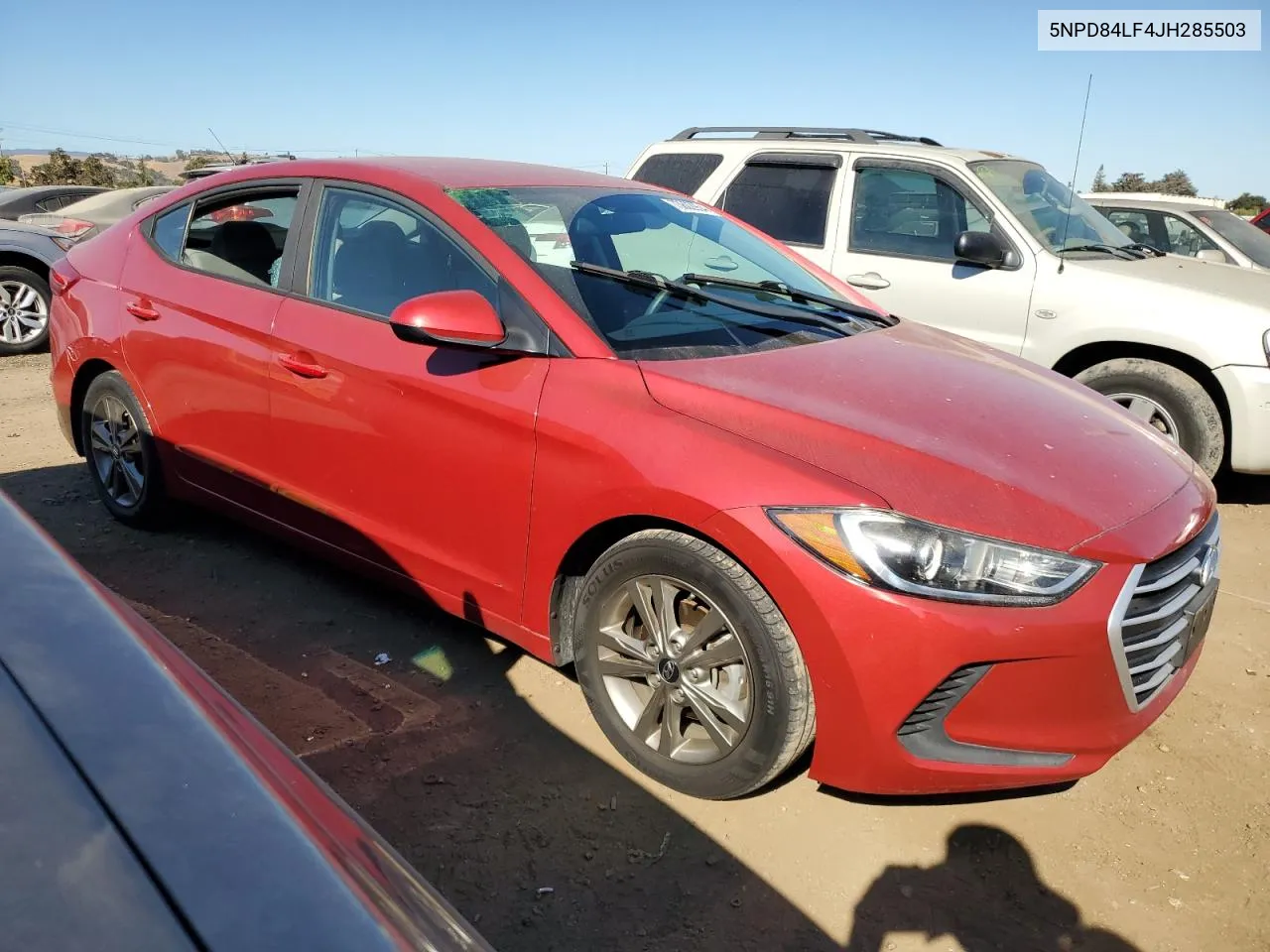 5NPD84LF4JH285503 2018 Hyundai Elantra Sel