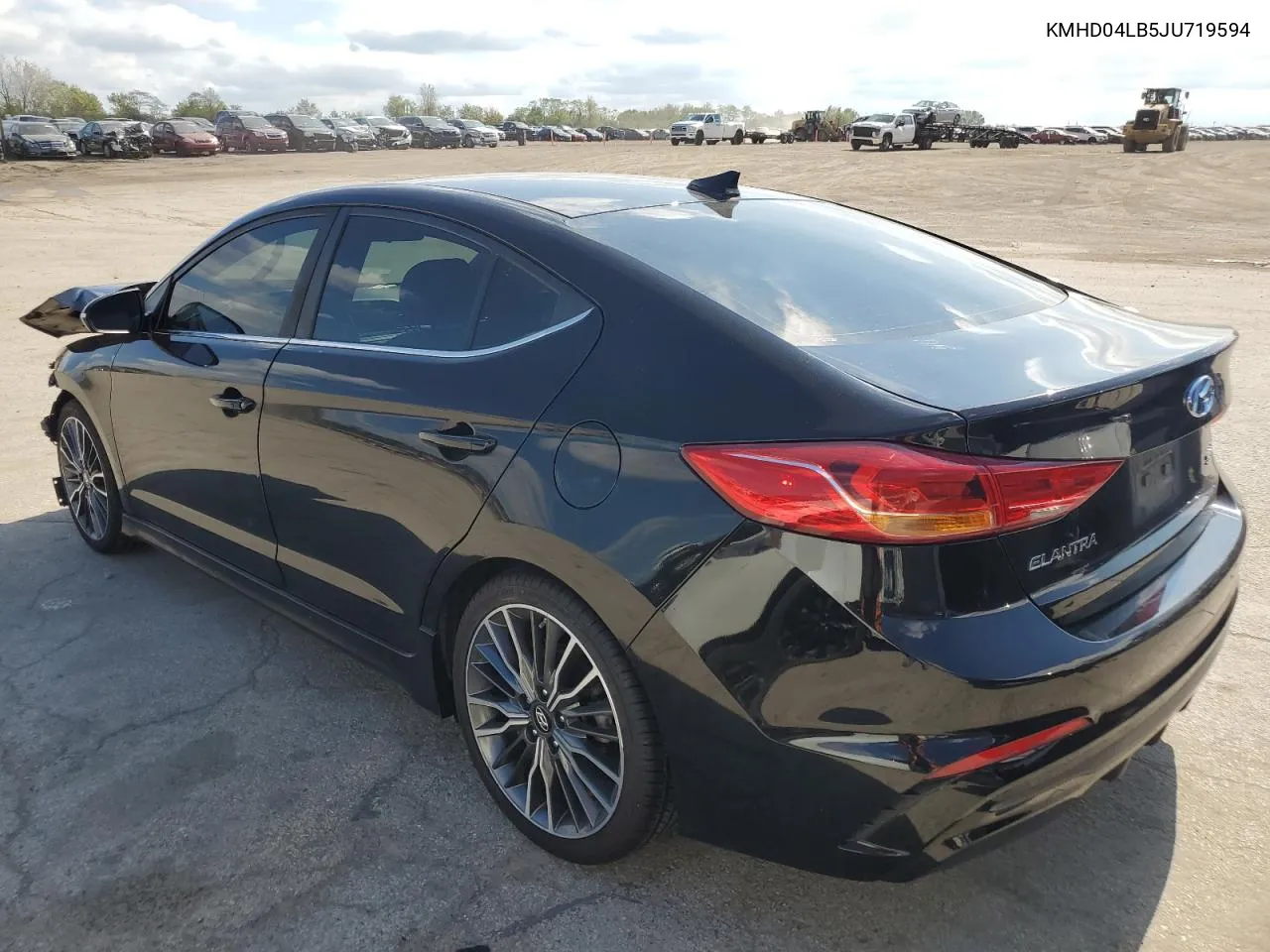 KMHD04LB5JU719594 2018 Hyundai Elantra Sport