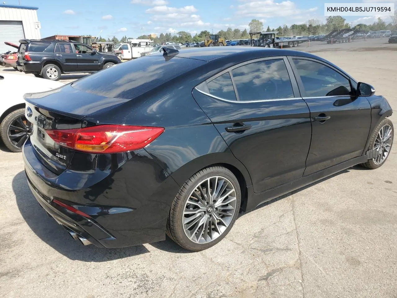 2018 Hyundai Elantra Sport VIN: KMHD04LB5JU719594 Lot: 73828654