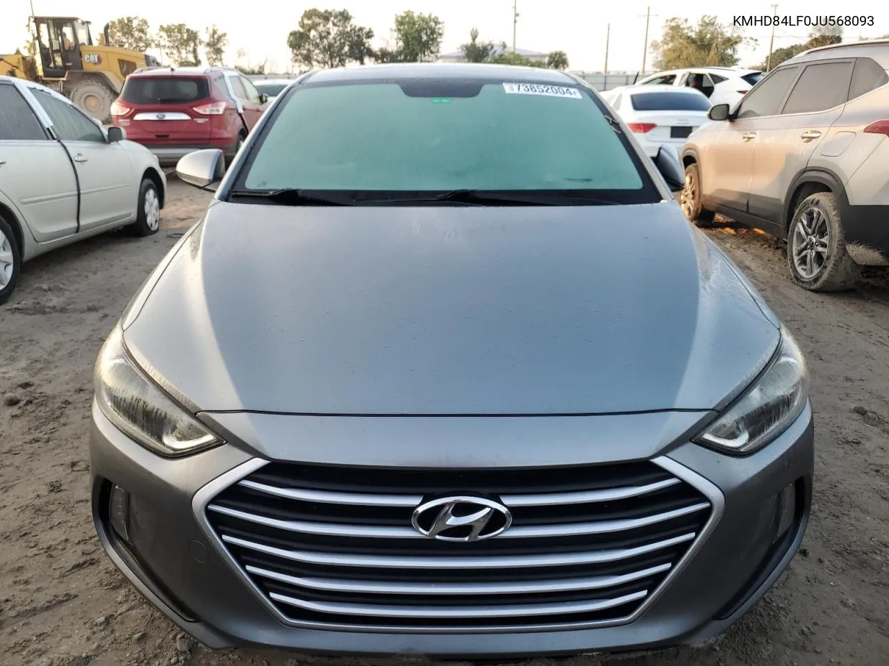 2018 Hyundai Elantra Sel VIN: KMHD84LF0JU568093 Lot: 73852004