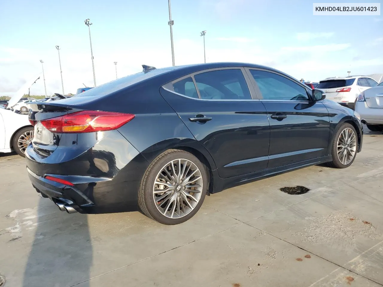 2018 Hyundai Elantra Sport VIN: KMHD04LB2JU601423 Lot: 73884534