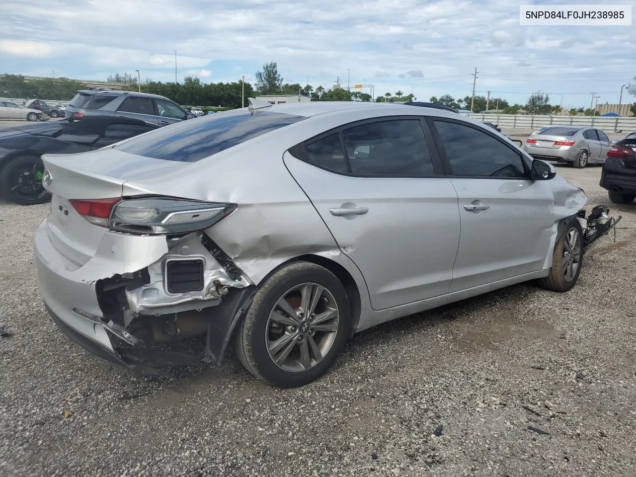 2018 Hyundai Elantra Sel VIN: 5NPD84LF0JH238985 Lot: 73924174